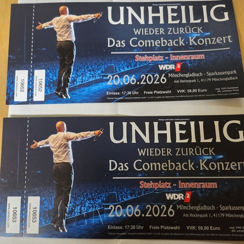 Unheilig konzertkarten am - 2,