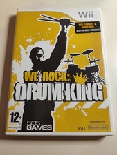 we rock drum king wii spiel