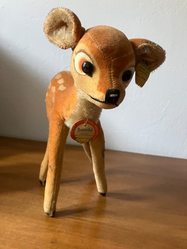 Vintage steiff bambi samt - steiff,