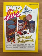 SILBERHÜTTE Pyrotechnik Feuerwerk Ergänzungsprospekt 1993 6 seitig Silvester