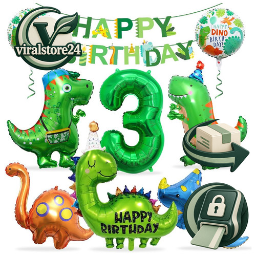 Dino geburtstag deko - dino,