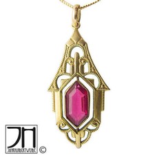 Art Deco Doublé Anhänger