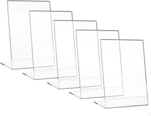 Hmf acryl tischaufsteller - 5x,