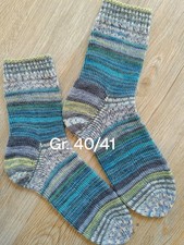 handgestrickte Woll Socken Gr