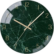 Moderne 12-Zoll Glaswanduhr in