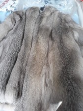 Echtfuchs Naturfell Silber