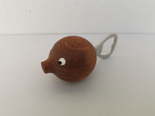 Teakholz flaschenöffner fisch - teakholz,