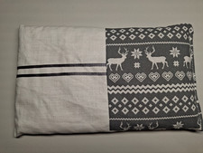 Kirschkernkissen Kissen Wärme Körnerkissen Kälte Geschenk Advent Hirsche grau