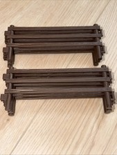 Schleich Horse Club Zaunteile Pferdekoppel Braun 6 Teile 4210334