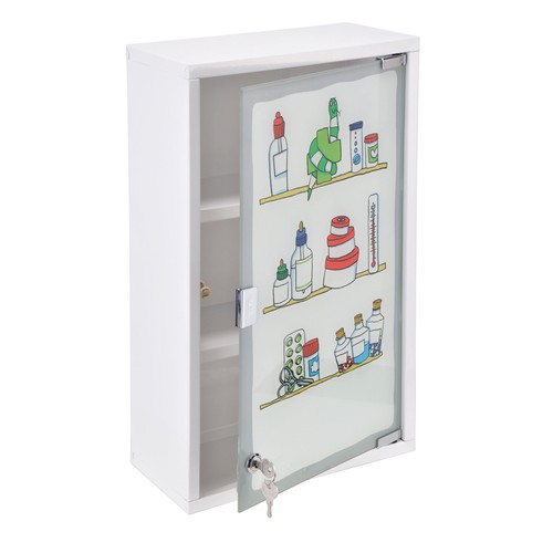 Xxl medizin schrank milchglas - xxl,