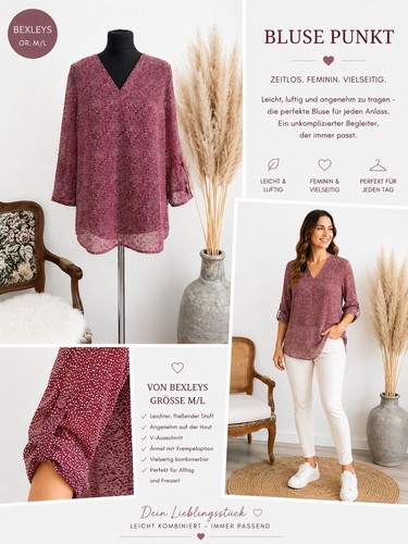 Bluse shirt tunika bexleys - tunika,