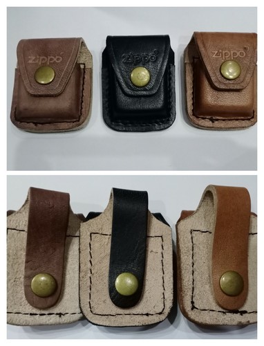 Zippo feuerzeug leder - leder, halter