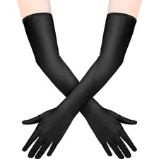Lange Satin Handschuhe Damen