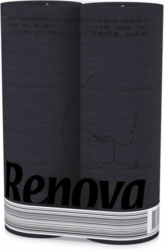 Black label toilettenpapier - black,