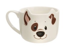 NICI TASSE BECHER HUND WEIß