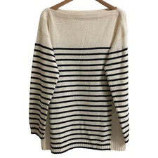 PRADA striped boat neck knit