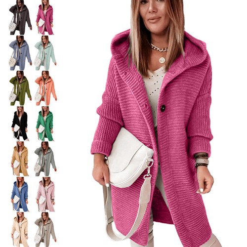 Neu damen lange strickjacke - damen,