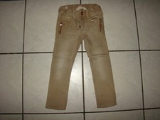 H&M SQIN Röhre Stretch Jeans Hose 98 Mädchen JEANSHOSE BRAUN w NEU