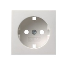 Gira Ersatz Abdeckung Blende für Steckdose System 55 reinweiß glänzend 092003