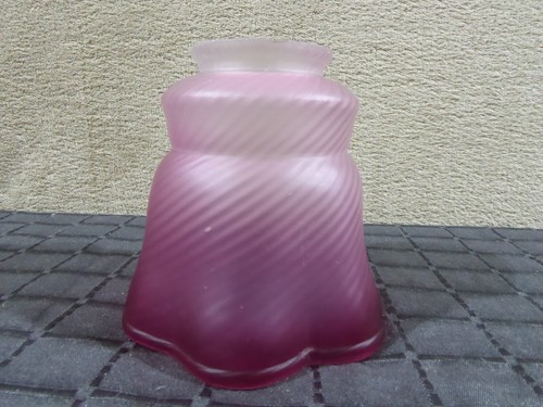 Jugendstil glas lampenschirm - glas,