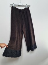 Rimini Hose Onesize Lagenlook braun schwarz Wolle Strick Plussize große Größe