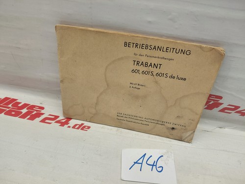 Ddr betriebsanleitung trabant - betriebsanleitung,