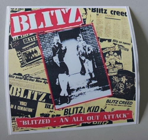 Blitz aufkleber punk - cm,