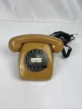 Post Telefon mit Wählscheibe FeTAp 611-2a BP ocker aus 1979 Siemens 