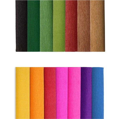Krepppapier bunt rollen - bunt,