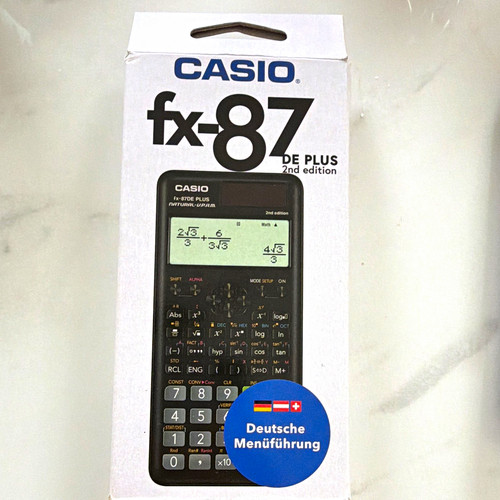 Casio 87de plus 2nd - fx-87de, edition