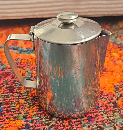 Edelstahl kanne silber - edelstahl,