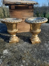 2x Deko Amphore Gold