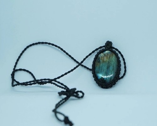 Handmade makramee kette - makramee,