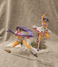 2x Ikki Tousen Comic Gum Kanu Unchou Ryomou Shimei Figur Dragon Base