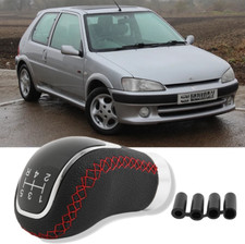 Manuell Schaltknauf Knauf Schalthebel 5/6 Gang Für PEUGEOT 106 206 306 406 +