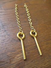 Ersatzteil DDR Spielzeug Holz Traktor Vero Pferdewagen Messing Dorn mit Kette