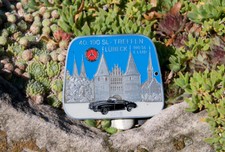 OLDTIMER EMAILLE AUTOMOBIL AUTO ABZEICHEN # MERCEDES BENZ 190SL CLUB LÜBECK 2018
