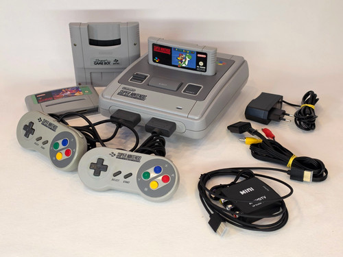 Super nintendo snes set - snes, mit