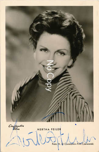 Autogramm hertha feiler - hertha,