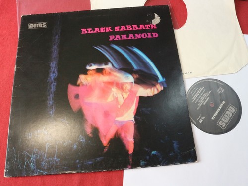 Black sabbath paranoid lp - black,
