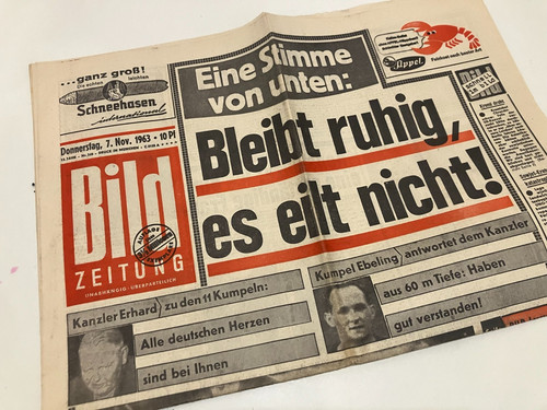 Bildzeitung 1963 - bildzeitung, 07.11.1963