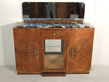 EF 1404 Elegantes  Art Deco Sideboard   aus Frankreich um 1930 Nussbaum Antik