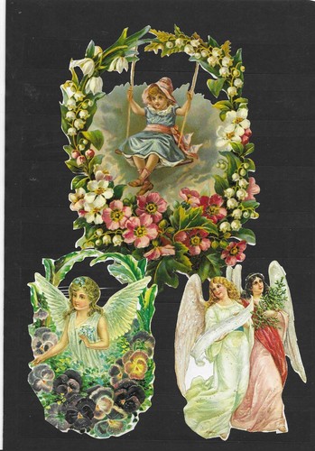 Oblaten glanzbilder - , --