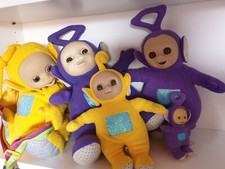 5 Teletubbies Rucksack & Plüschtiere Kuscheltiere