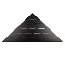 Duschablage edelstahl schwarz - edelstahl,