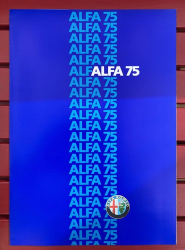 Alfa romeo prospekt - prospekt, frühe