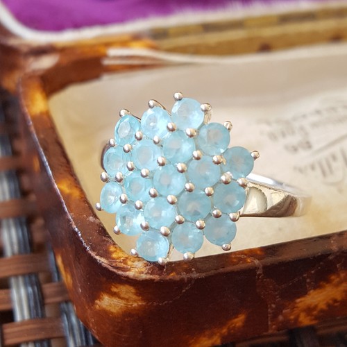 Sterling silber cluster ring - sterling,