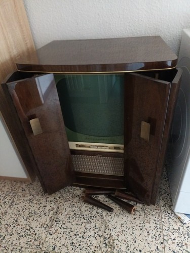 Fernsehtruhe siemens 50er - fernsehtruhe, siemens,