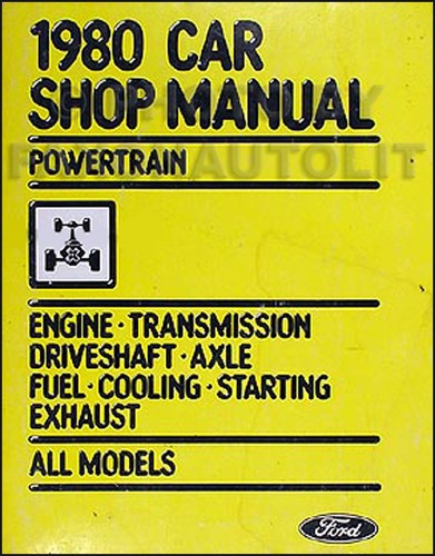 1980 ford auto - motor, getriebe