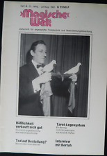 MAGISCHE WELT 4/82,MENTAL MAKABER,TRICKS/FORCIERMETHODEN MIT RIESENKARTEN,MAGIE